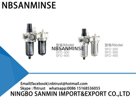 De professionele van de de Luchtfilter van SFC FRL Pneumatische Industriële Regelgever en het Smeermiddel
