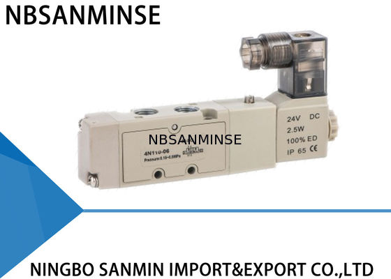Dubbele/Enige Richting de Controleklep 1/8 Duim van de Rol Elektro Pneumatische Solenoïde
