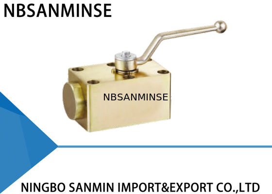 KHP-het Type van Reeksplaat Afsluitbare Hydraulische Kogelklep Hydraulische Corrosiebestendige Sanmin