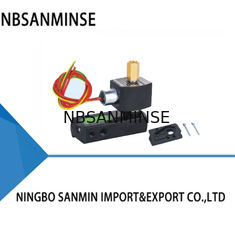 NBR PUR Seal Slide Sleeve Pneumatic Solenoid Valve 0,2 - 1,0Mpa