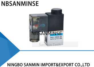 2 manier 2 Positie 1/8 „1/4“ van de de Solenoïdeklep NBR van de Havengrootte Pneumatische Materiële de Olieverbinding