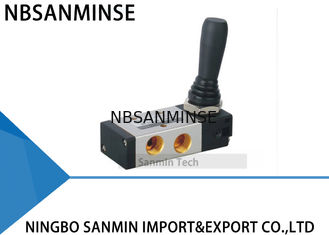 4H Klep van de reeks Pneumatische Solenoïde Twee Positie Positie/Drie Vijf de Trekkracht van de Manierhand