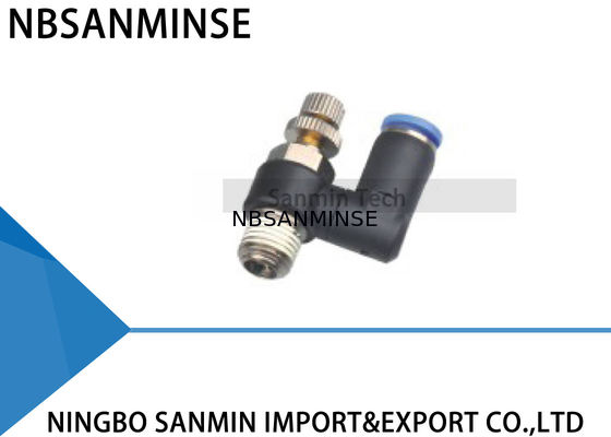 SS de Mannelijke van het de Snelheidsgaspedaal van de Draad Pneumatische Lucht van de de Datatransportbesturingklep van de de Montagewartel Schakelaar Sanmin