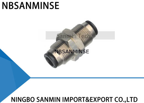 PMP van de de Slang de Pneumatische Lucht van de Messingslucht van de de Montage Plastic Koker Pneumatische Duw in de Unie van het Montagewaterdichte schot