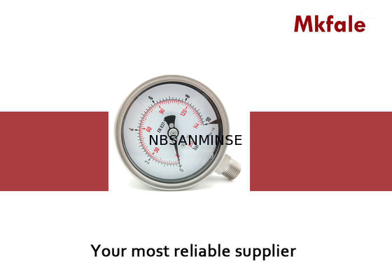 De Maat van de het Roestvrije staaldruk van het laserlassen, SMSS - 100mm Maat van de de Ingangs Kleine Druk van de 4 Duimbodem de Achter