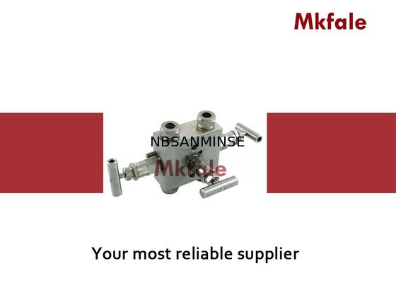 Drie Klepverzamelleidingen Twee blokkeren Kleppen en Één het Gelijkmaken Klep voor de Hoge drukklep SS316 van de Drukmaat