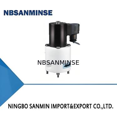 Polytetrafluorethyleen elektromagnetische klep PTFE magneetventiel met max. +120℃ temperatuurbestendigheid 0,01～0,6 MPa werkdruk en 1,2 MPa compressiesterkte