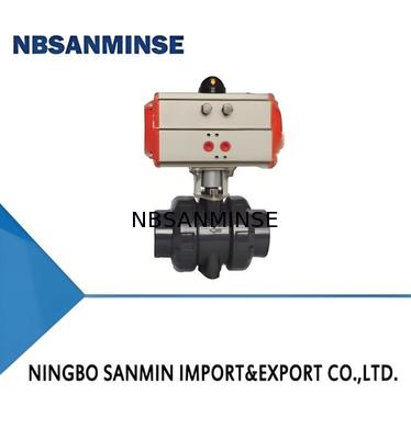 UPVC/CPVC/PPH Elektrische en pneumatische kogelkleppen voor middeldruk 1,2 MPa en lage druk 0,035 MPa~0,35 MPa Toepassingen