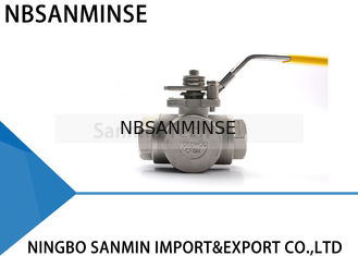 3 Kogelklep 1 duim1000psi WOG cf8m3k-1 van de manier de Hydraulische Hoge druk Van het Roestvrij staalss316 olie en gas pijplijn