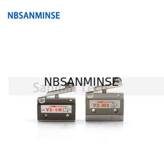 NBSANMINSE V2-M5 V2-1/8 2/2 van de de Controleklep van Mechnical van de Manierlucht van de de Rolklep Pneumatische Bidirectionele de Automatiseringslijn