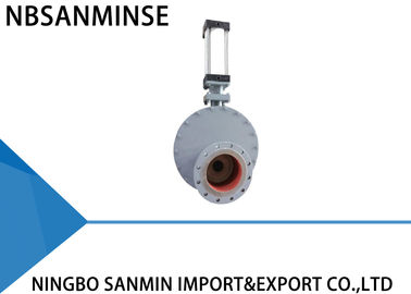 Pneumatic Circular Double Disc Valve Wearproof Cast Iron Body SMWZ644 -DNA - R