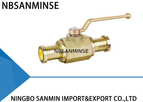 KHB KHM sloot Hydraulisch KogelklepKoolstofstaal af 16mm 20mm 25mm Diameter met SAE-Flens