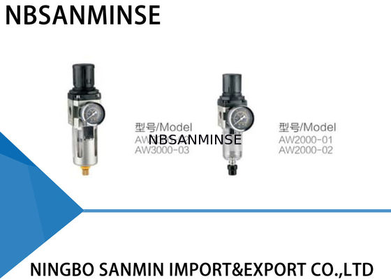 AW van de de Filterregelgever van de Instrumentenlucht Smeermiddel 0. 15MPa - 0. 85MPa werkende Druk