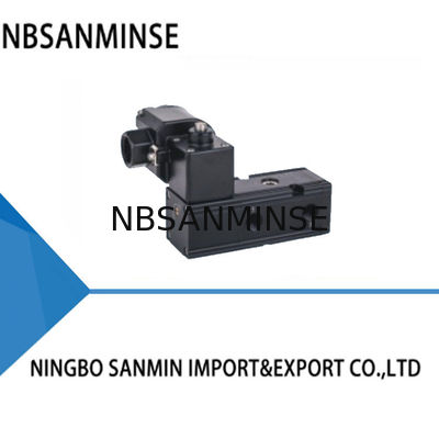 Tube Plate Type Single Coil Pneumatic Solenoid Valve 0,15-0,8Mpa NBR Seal DC24V 3,5W