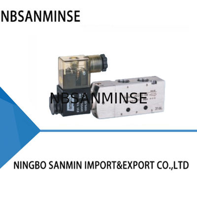 SANMIN Al het Type van Roestvrij staalplaat Enig Elektrisch van de de spoelklep van de Controleklep 0.2-1.0Mpa 120°C verbindingsstuktype