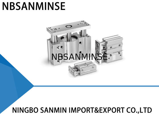 MGP-droeg Reeks Compacte Geleide Pneumatische Cilinder 12 - 100mm Grootte Dubbelwerkende Actie