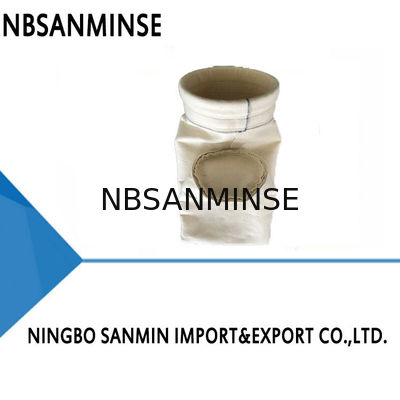 PPS PTFE Composiet Naaldvilt Stoffilterzak Aangepaste Diameter Lengte Stofdichte Baghouse filterzakken