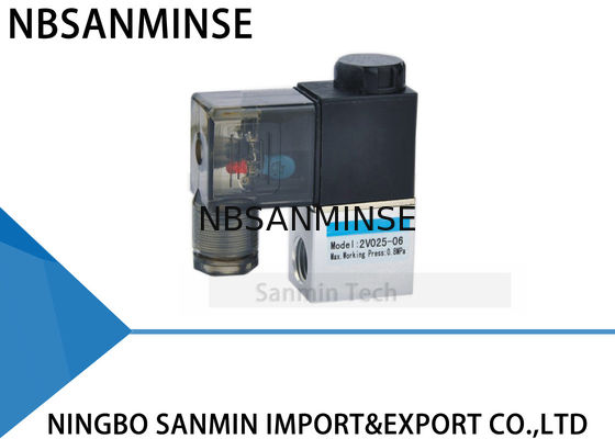2 manier 2 Positie 1/8 „1/4“ van de de Solenoïdeklep NBR van de Havengrootte Pneumatische Materiële de Olieverbinding