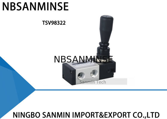 G 1/4 „Slottype Pneumatische Mechanische de Trekkrachtklep Twee Positie Vijf Manier Twee van de Klephand Positie Met drie richtingen