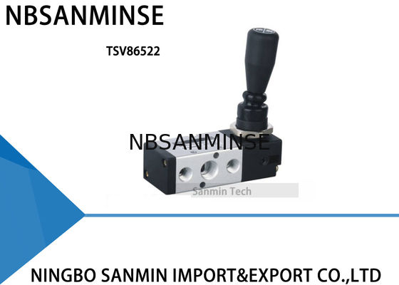 G 1/4 „Slottype Pneumatische Mechanische de Trekkrachtklep Twee Positie Vijf Manier Twee van de Klephand Positie Met drie richtingen
