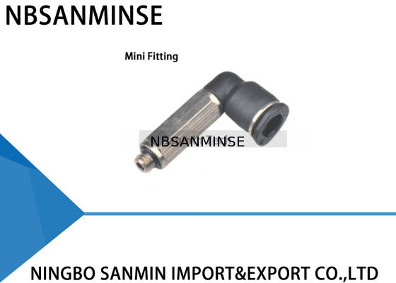 PLL - C het Compacte One Touch die Minimontage passen breidde Mannelijke Elleboog uit verbindt Montage Pneumatische Delen Sanmin
