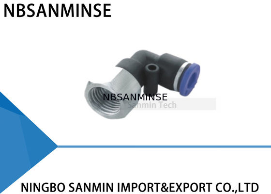 PLF-de Pneumatische Duw van de Buislucht in Plastic Vrouwelijke de Buisdraad Sanmin van de Elleboogmontage