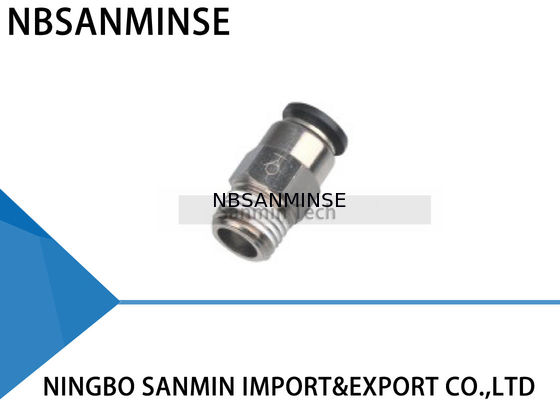 De Pneumatische Duw van SPC in De Lucht Rechte Unie van de Sluitklepmontage Zelfdichtende Schakelaar Sanmin