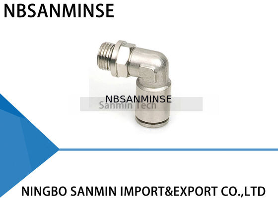 MPL Al van de de Montage Mannelijke Elleboog van de Metaal Pneumatische Lucht Schakelaar van de de Luchtmontage