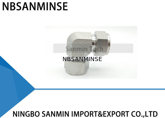 UE Unie het Loodgieterswerk die van het Elleboogroestvrije staal SS316L Pneumatische Lucht passen die Hoogte passen - kwaliteit Sanmin