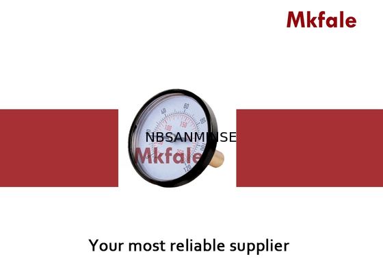 De vloeibare Maat van de het Staal Normale Industriële Thermometer van de Drukmaat SMKB Zwarte