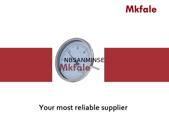 Vloeibaar van de het Roestvrije staal Bimetaalrol van de Drukmaat van het de Thermometerinstrument het Glasvenster