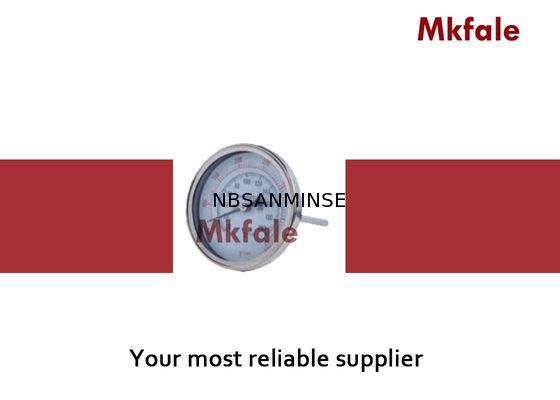 Vloeibaar van de het Roestvrije staal Bimetaalrol van de Drukmaat van het de Thermometerinstrument het Glasvenster