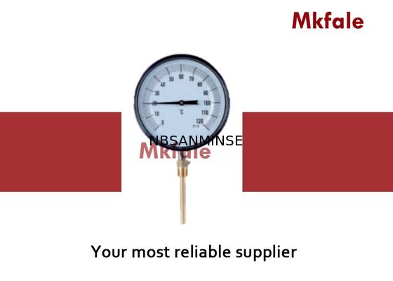 Vloeibaar van de het Roestvrije staal Bimetaalrol van de Drukmaat van het de Thermometerinstrument het Glasvenster
