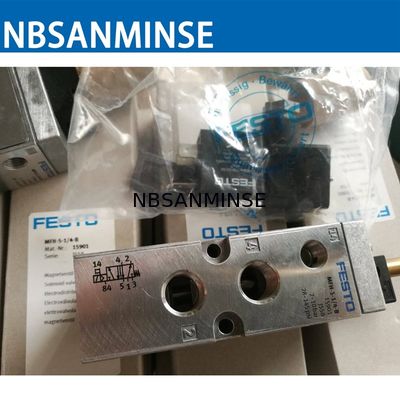 1/4 1/8 Pneumatische Solenoïdeklep NBSANMINSE MFH van Festo van de Solenoïdeklep Originele