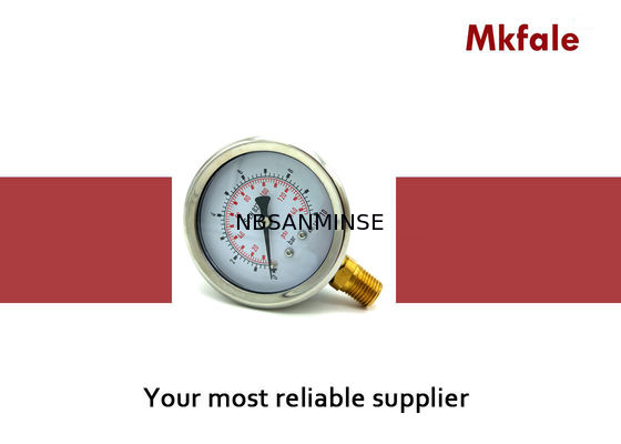 SM1SP - 63mm L/Gevulde de Drukmaat van B Vloeistof voor Extreme Trillingstoepassing