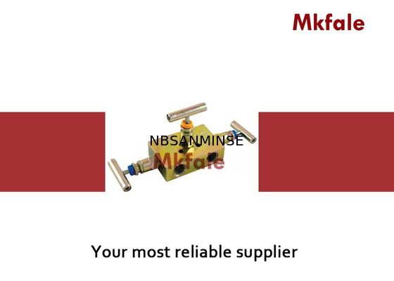 Drie Klepverzamelleidingen Twee blokkeren Kleppen en Één het Gelijkmaken Klep voor de Hoge drukklep SS316 van de Drukmaat