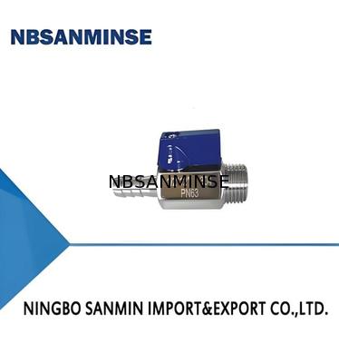 Kogelkraan 1/8'' 1/4'' 3/8'' 1/2'' 3/4'' Inch Mini Pneumatische Luchtventiel M/M ss304 ss316