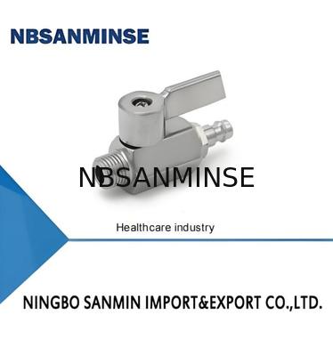 Sanitair elektrisch ventiel voor dubbelwerkende pneumatische cilinder