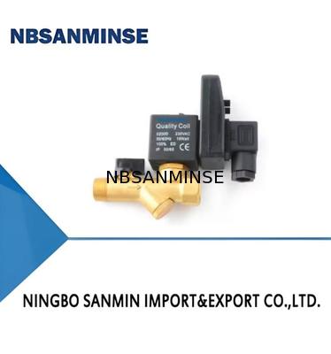 NBSANMINSE Elektronisch afvoerklep G1/2 1.6 Mpa SR-B-15 Messing solenoïde klep DC24V AC220V Air Compressor Drainer