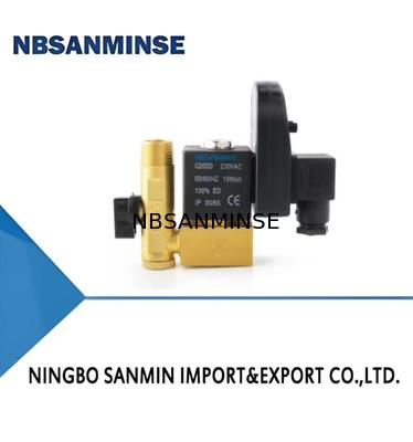 NBSANMINSE SR - A - 15 Elektronisch Afvoer G1 / 2 1.6Mpa Uitlaatklep Water Afvoerklep DC24V AC220V