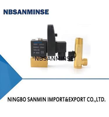 NBSANMINSE SR - A - 15 Elektronisch Afvoer G1 / 2 1.6Mpa Uitlaatklep Water Afvoerklep DC24V AC220V