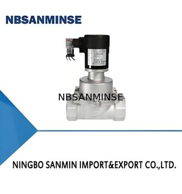 304 Roestvrijstalen Chemische Solenoïdeklep met DC12V-AC380V Spanning en 5-50°C Werktemperatuur