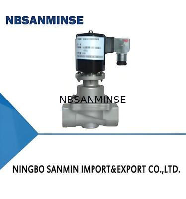 304 Roestvrijstalen Chemische Solenoïdeklep met DC12V-AC380V Spanning en 5-50°C Werktemperatuur