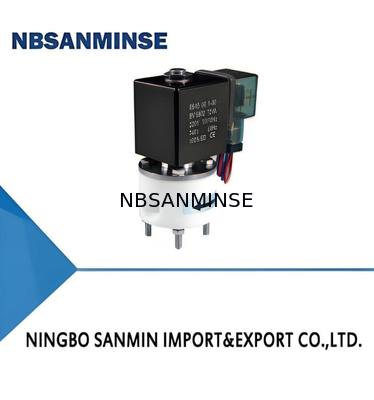 PTFE-solenoïde klep met max. +60°C omgevingstemperatuur 5°C ∼150°C gemiddelde temperatuur en M8×1 G1/8 M6 1/4UNF-28 Linkage
