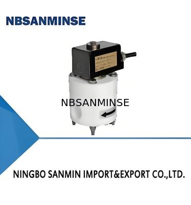 Polytetrafluorethyleen elektromagnetische klep PTFE magneetventiel met max. +120℃ temperatuurbestendigheid 0,01～0,6 MPa werkdruk en 1,2 MPa compressiesterkte