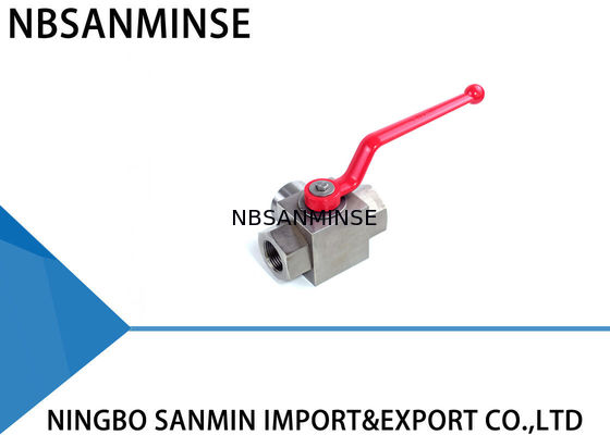 Van de de Kogelklepcorrosie van KHB3K SS316 Hydraulische De Weerstands Normale Temperatuur Met drie richtingen