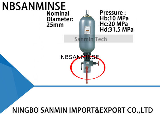 Hoog rendement Hydraulische Accumulator AJF 25 Veiligheids Hydraulische Sluitklep