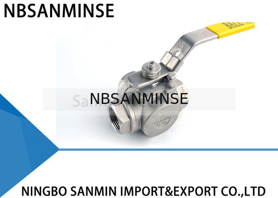 3 Kogelklep 1 duim1000psi WOG cf8m3k-1 van de manier de Hydraulische Hoge druk Van het Roestvrij staalss316 olie en gas pijplijn