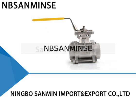 CF8M de Kogelklep1000psi WOG van de 1 duim Hydraulische Hoge druk Van de het Gaswaterpijp van de Roestvrij staalss316 Olie de Lijntoepassing