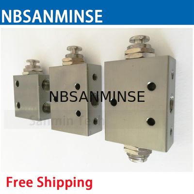 Mini de Veranderingsklep M5 G 1/8 van NBSANMINSE 2P 31P 3P 41P 4P 4PP Mechanische Hoge Klep Pneumatische Klep - kwaliteit